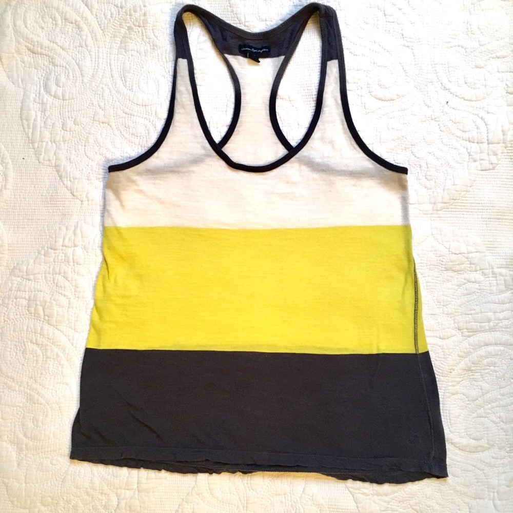 American Eagle Striped Tank Top